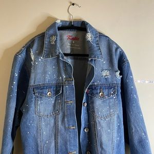 Stylish Long Jeans jacket